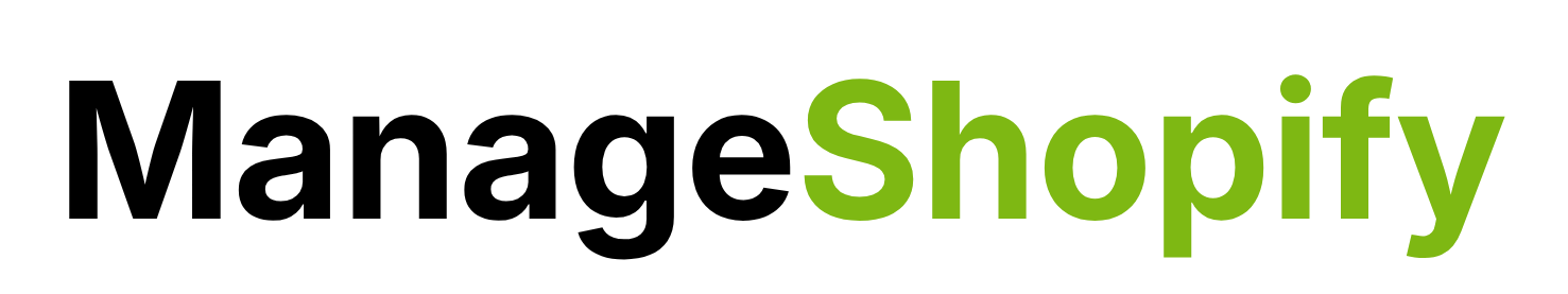 Manage shopify logo-black